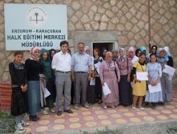 18 kursiyer sertifika aldı